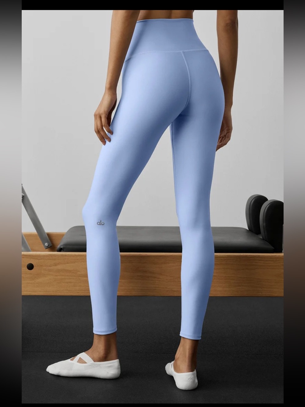 Alo Yoga 7/8 High Waist Airlift legging light Provence blue activewear yoga XXS